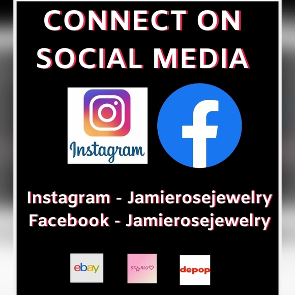 Connect on Social Media Jamierosejewelry - Picture 1 of 1